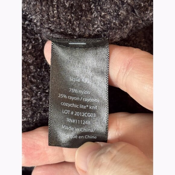 BAREFOOT DREAMS Women’s Gray CIRCLE CARDI Cardigan CozyChic Lite Size XL Gray - Picture 8 of 11